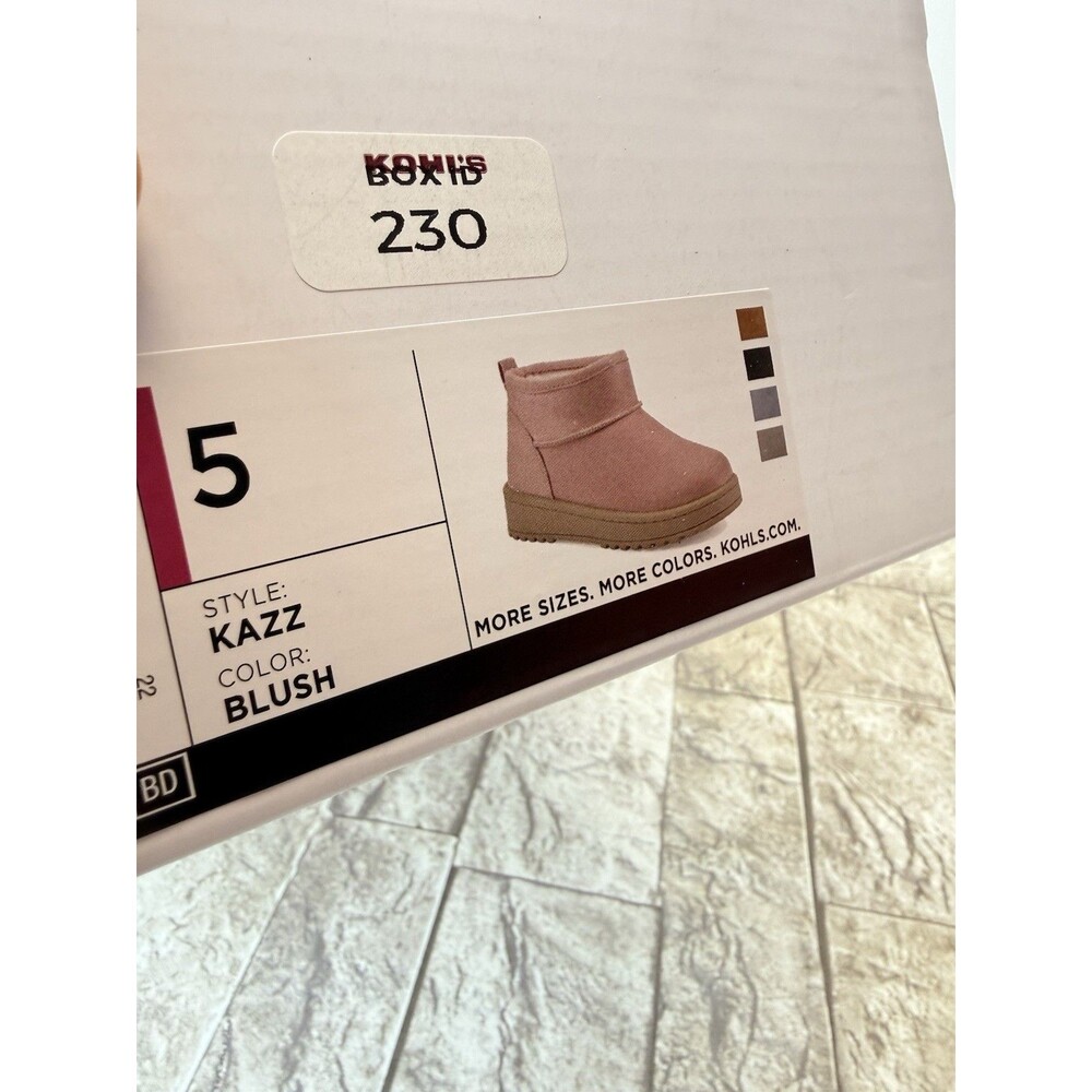 Sonoma Goods For Life Girl's Kazz Ankle Boots JL3 Cognac Size 5M - Picture 12 of 13